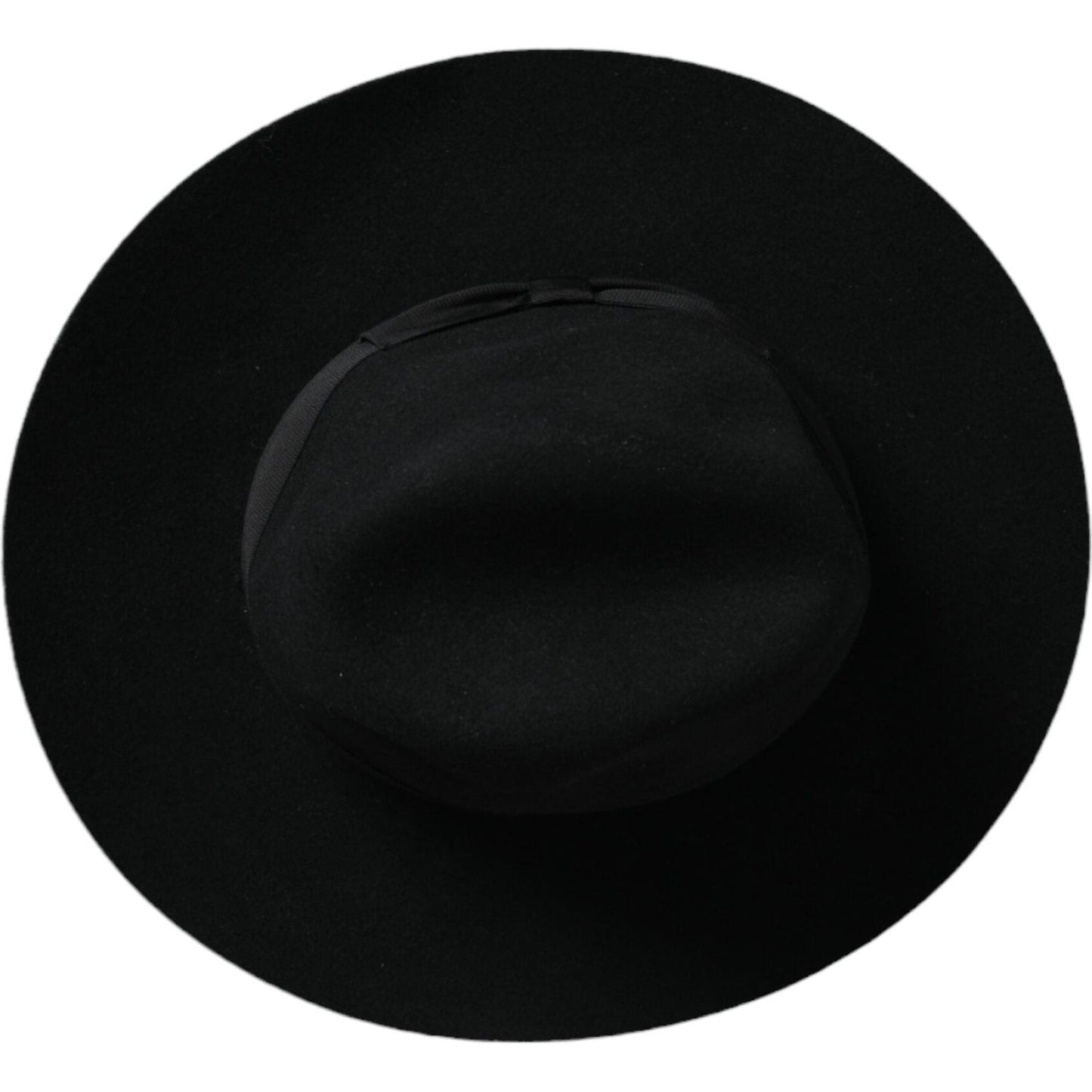 Dolce & Gabbana Black Rabbit Fedora Trilby Women Hat