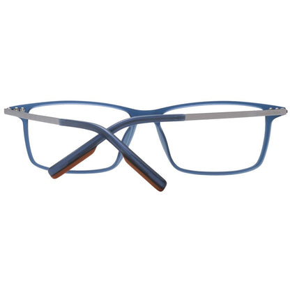Ermenegildo Zegna Blue Men Glasses Frame