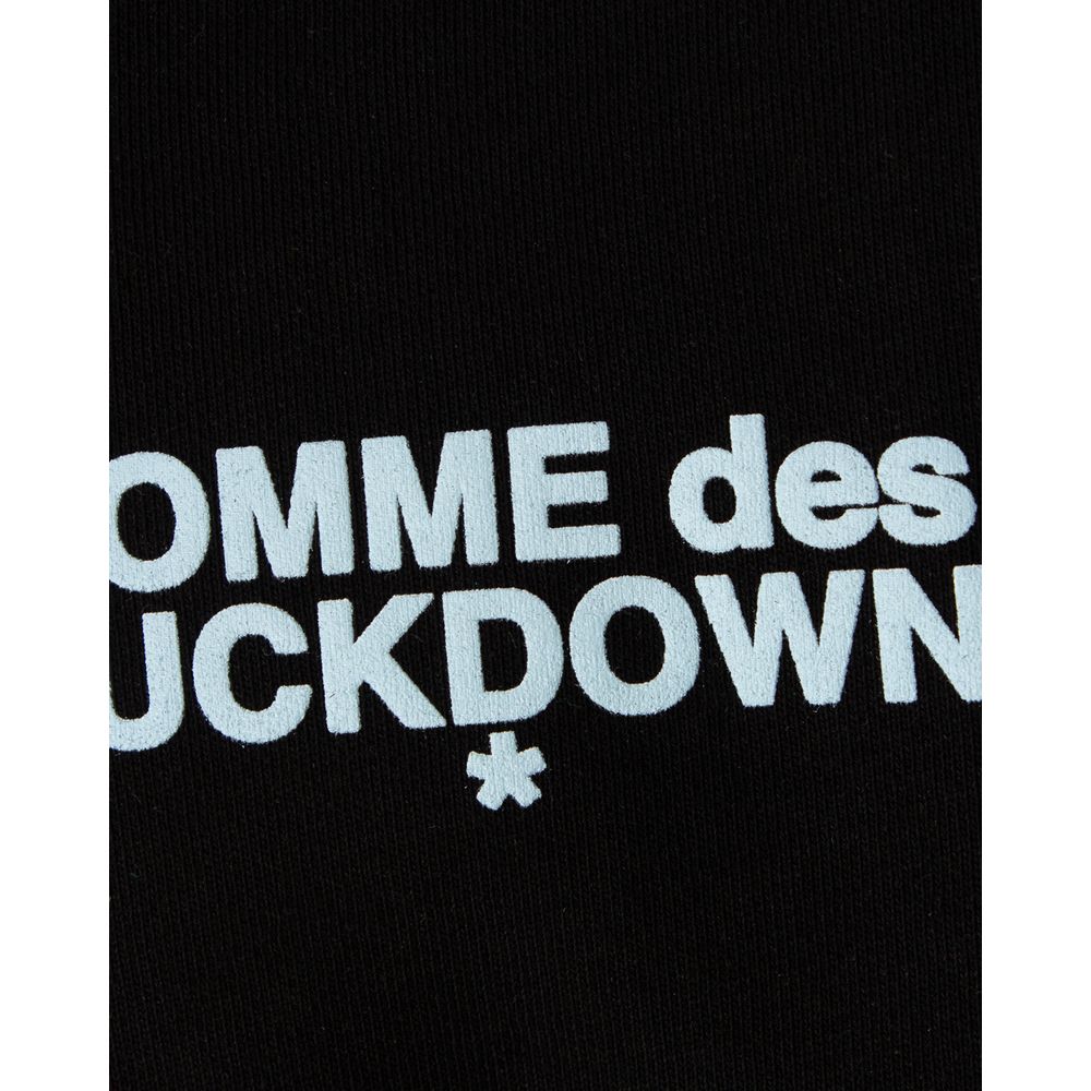 Comme Des Fuckdown Black Cotton Men's Hooded Sweatshirt