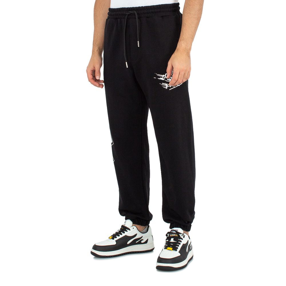 Comme Des Fuckdown Black Cotton Men Sweatpant CO-13515-XL