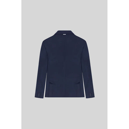 People Of Shibuya Blue Polyester Men's Lightweight Jacket