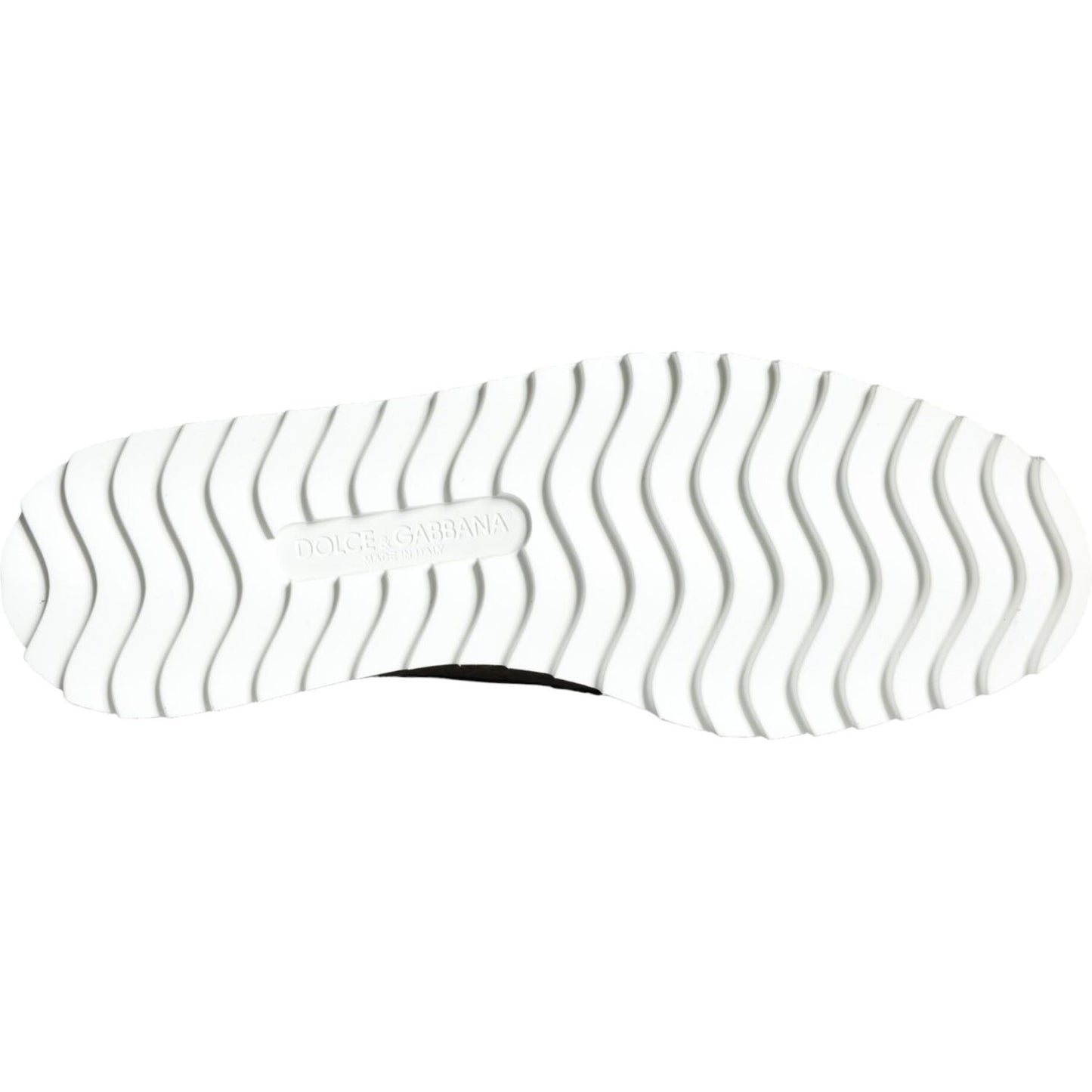 Dolce & Gabbana Brown Black Leather Weaved Men Loafers Shoes