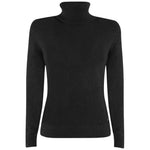Yes Zee Black Viscose Sweater YE-13715-XS