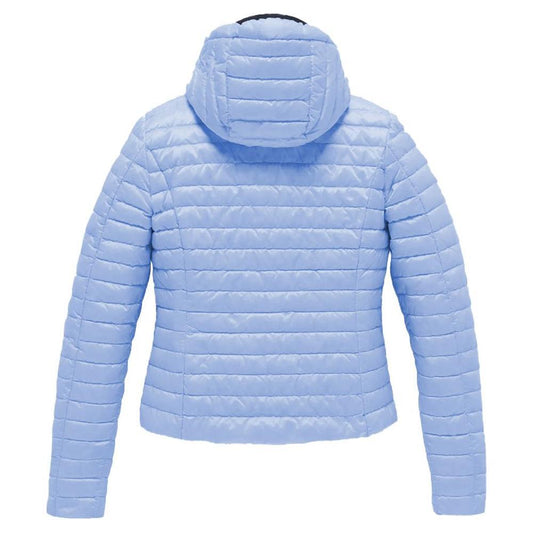 Refrigiwear Light Blue Polyamide Women Jacket RE-12581-S