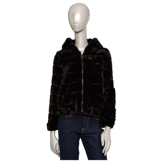 Baldinini Trend Black Polyester Women Jacket BA-24574-M-FBB-292