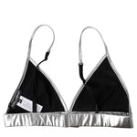 Dolce & Gabbana Silver Polyester Sleeveless Bustier Crop Top BIK1777-44