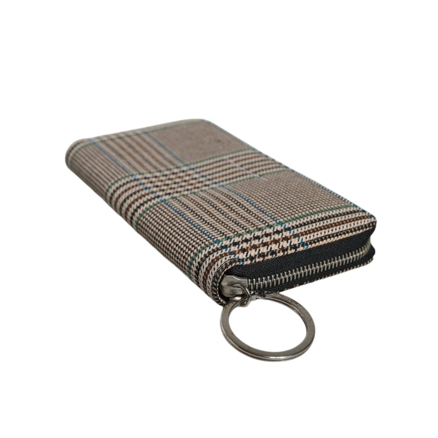 MM6 Maison Margiela Multicolor Houndstooth Continental Zip Around Clutch Wallet