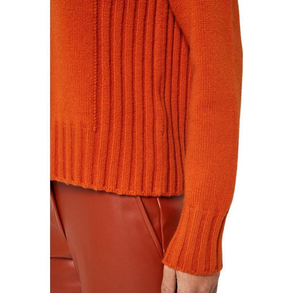 Alpha Studio Orange Cashmere Sweater