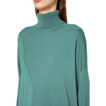 Alpha Studio Green Silk Sweater AL-13843-IT38|XS