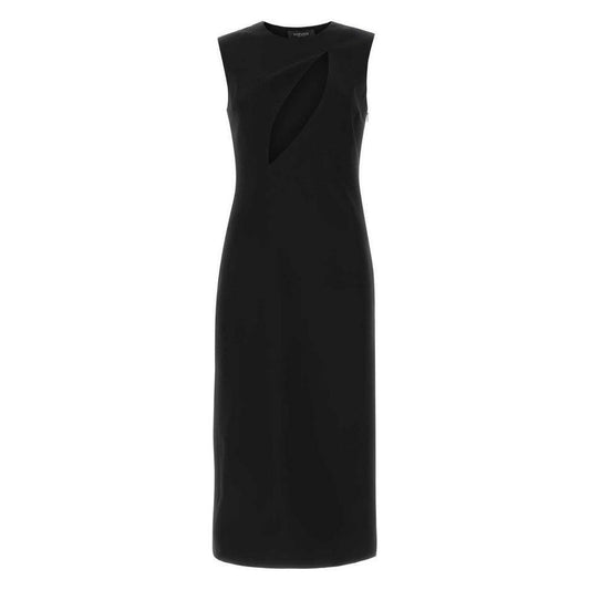 Versace Black Viscose Women Dress VE-13924-IT40|S