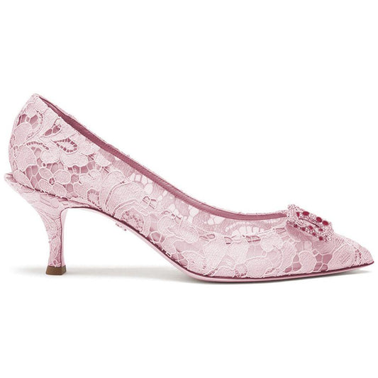 Dolce & Gabbana Pink Viscose Women Pump