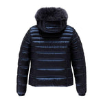 Refrigiwear Blue Nylon Women Jacket RE-14054-XS
