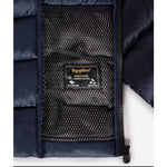Refrigiwear Blue Nylon Women Jacket RE-14054-XS
