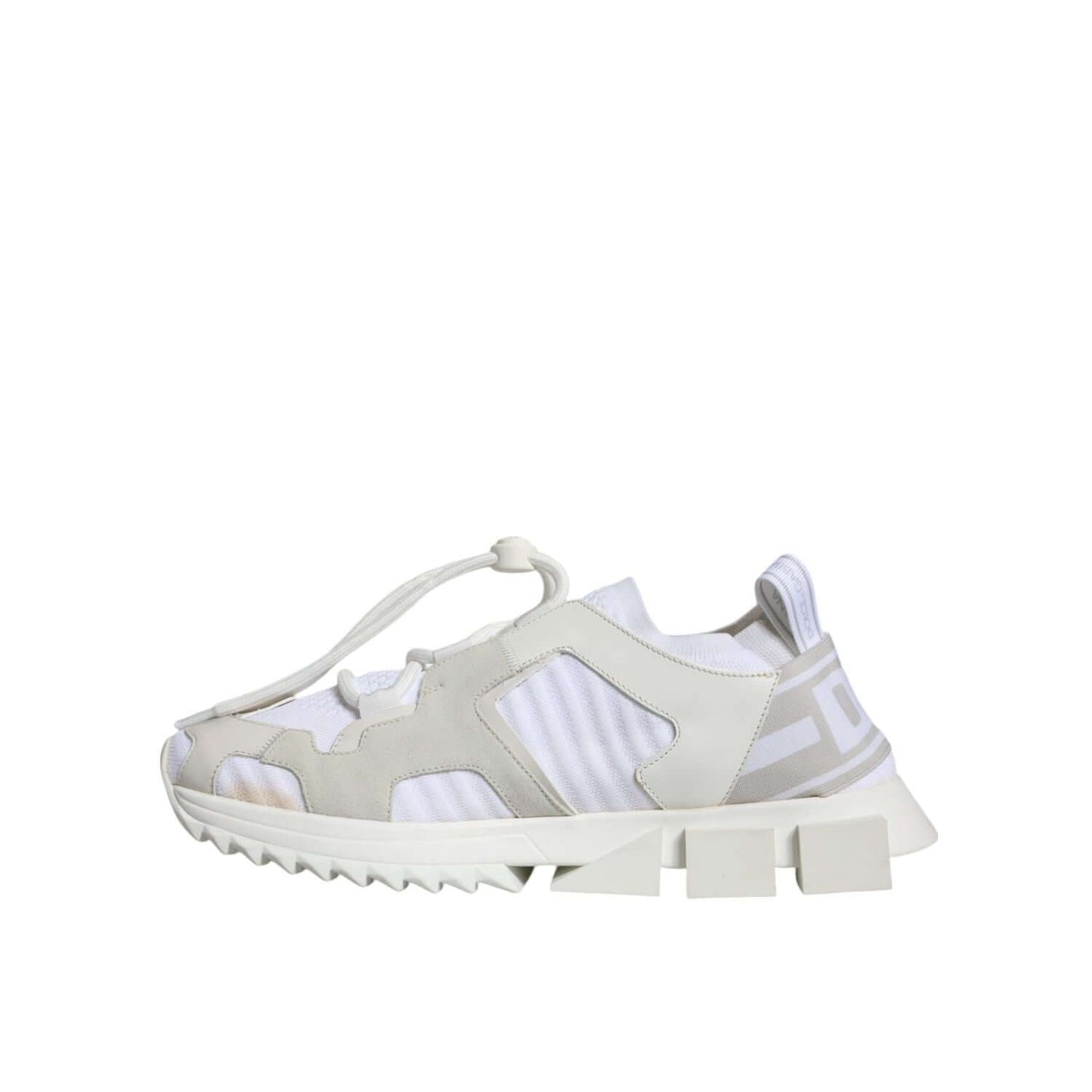 Dolce & Gabbana White Mesh Sorrento Trekking Sneakers Shoes
