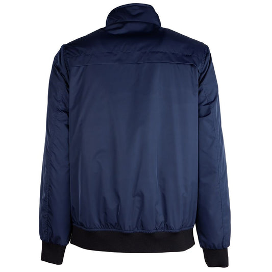 La Martina Blue Polyester Jacket LA-14192-S