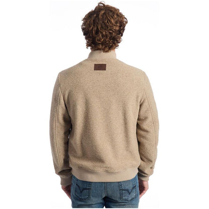 Roberto Pepe Luxury Beige Wool Men's Jacket