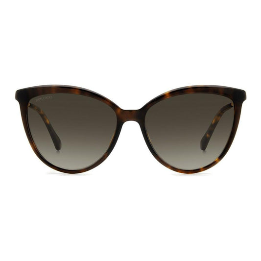 Jimmy Choo Brown Metal Sunglasses Jimmy Choo Dark Slate Gray