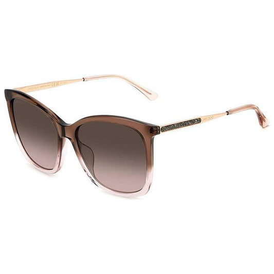 Jimmy Choo Brown Acetate Sunglasses Jimmy Choo Dim Gray