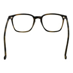 Hackett Brown Men Glasses Frame, square full-rim brown plastic frame, 51-19-145 size with demo lenses, included branded case.
