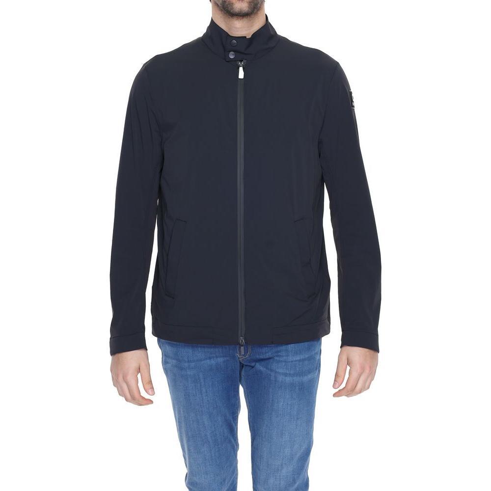 Suns Black Nylon Jackets & Coat