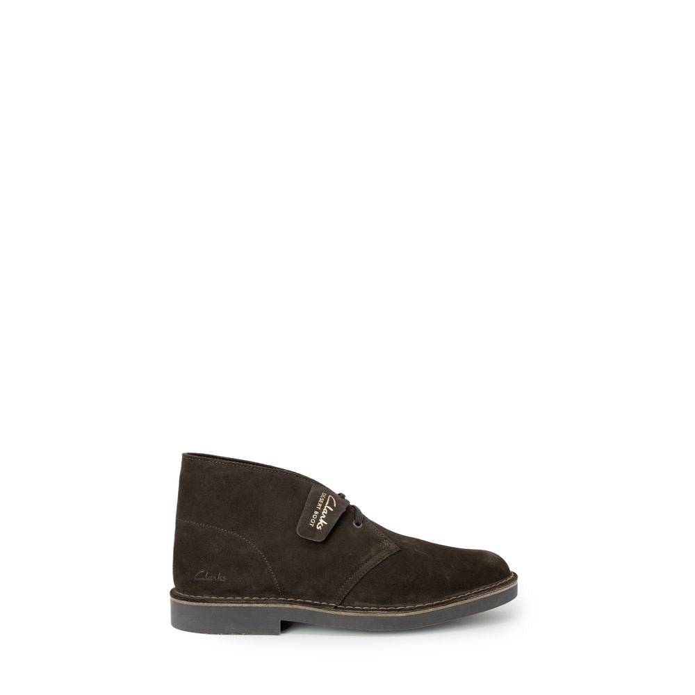 Clarks Brown Leather Boot CL-9879500140-EU44.5/US11.5