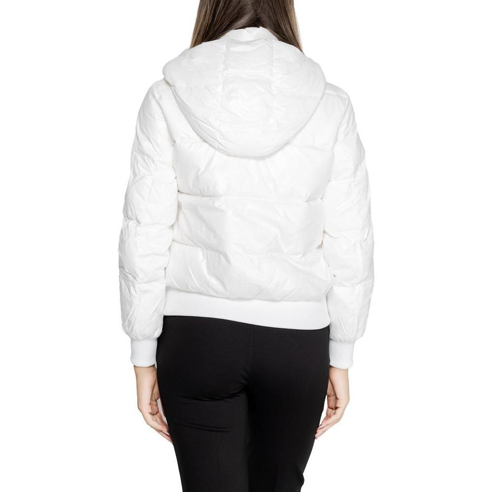 Armani Exchange White Polyamide Jackets & Coat