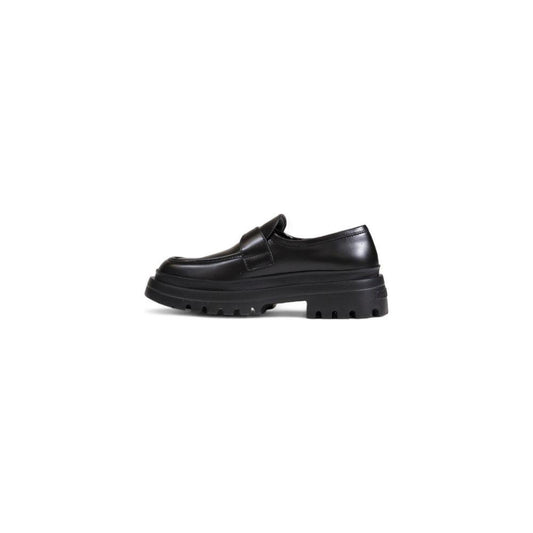 Love Moschino Black Polyethylene Flat Shoe Love Moschino Dark Slate Gray