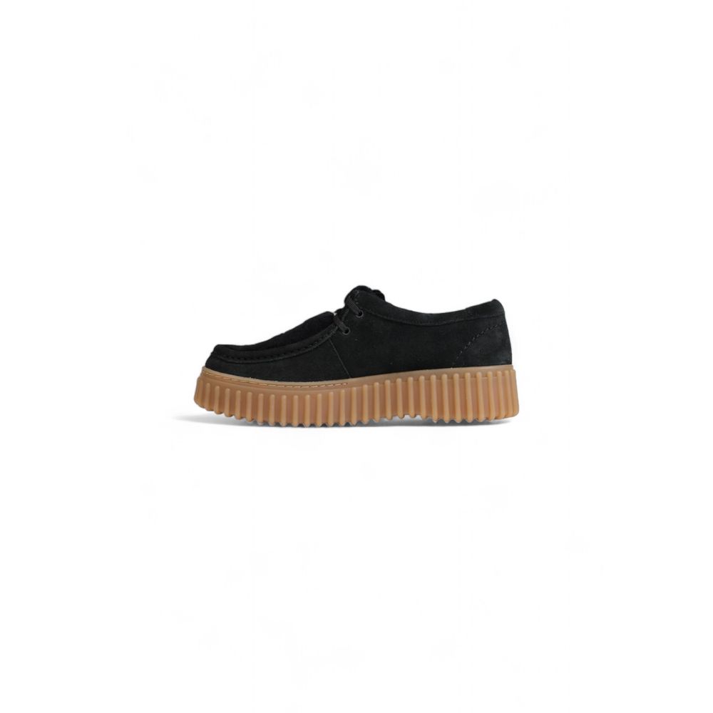 Clarks Black Sponge Platform Pumps