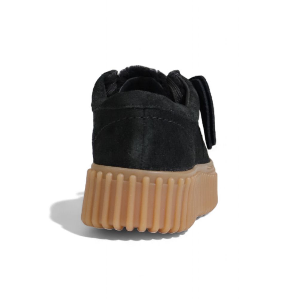 Clarks Black Sponge Platform Pumps