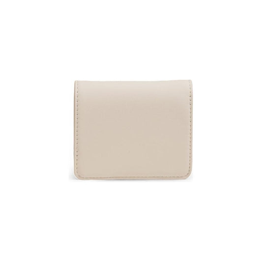 Love Moschino Beige Polyethylene Wallet Love Moschino Light Gray