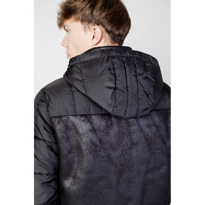 EA7 Emporio Armani Black Polyester Shell Jacket
