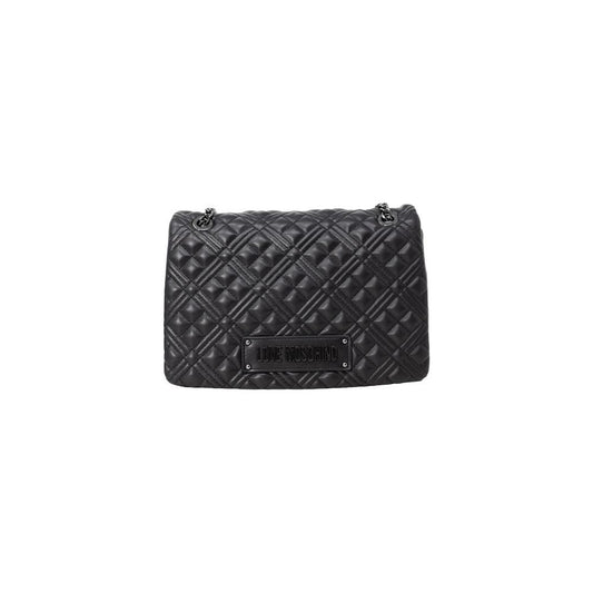 Love Moschino Black Polyethylene Handbag Love Moschino Dark Slate Gray