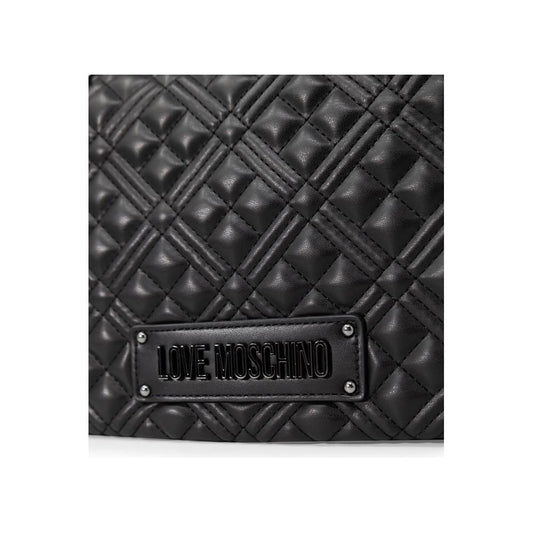 Love Moschino Black Polyethylene Handbag Love Moschino Dark Slate Gray