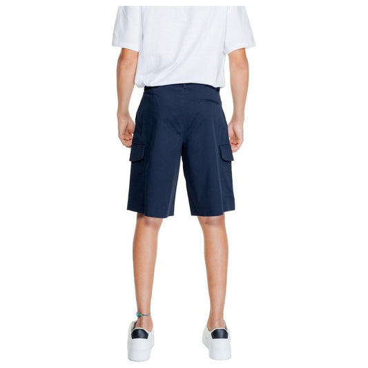 Armani Exchange Blue Cotton Bermuda AR-14793000010-W29