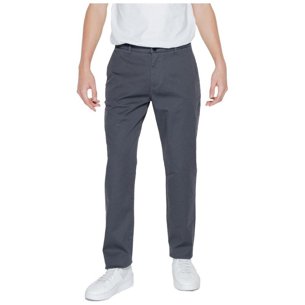 Armani Exchange Black Cotton Pant AR-13324900009-W29