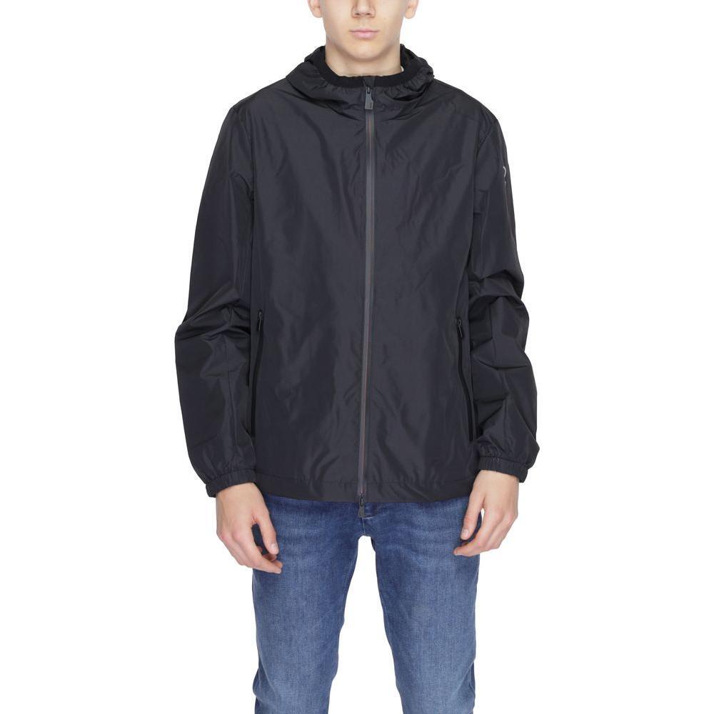 Suns Black Polyester Shell Jacket