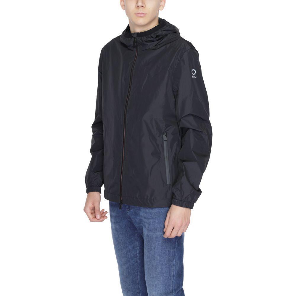 Suns Black Polyester Shell Jacket