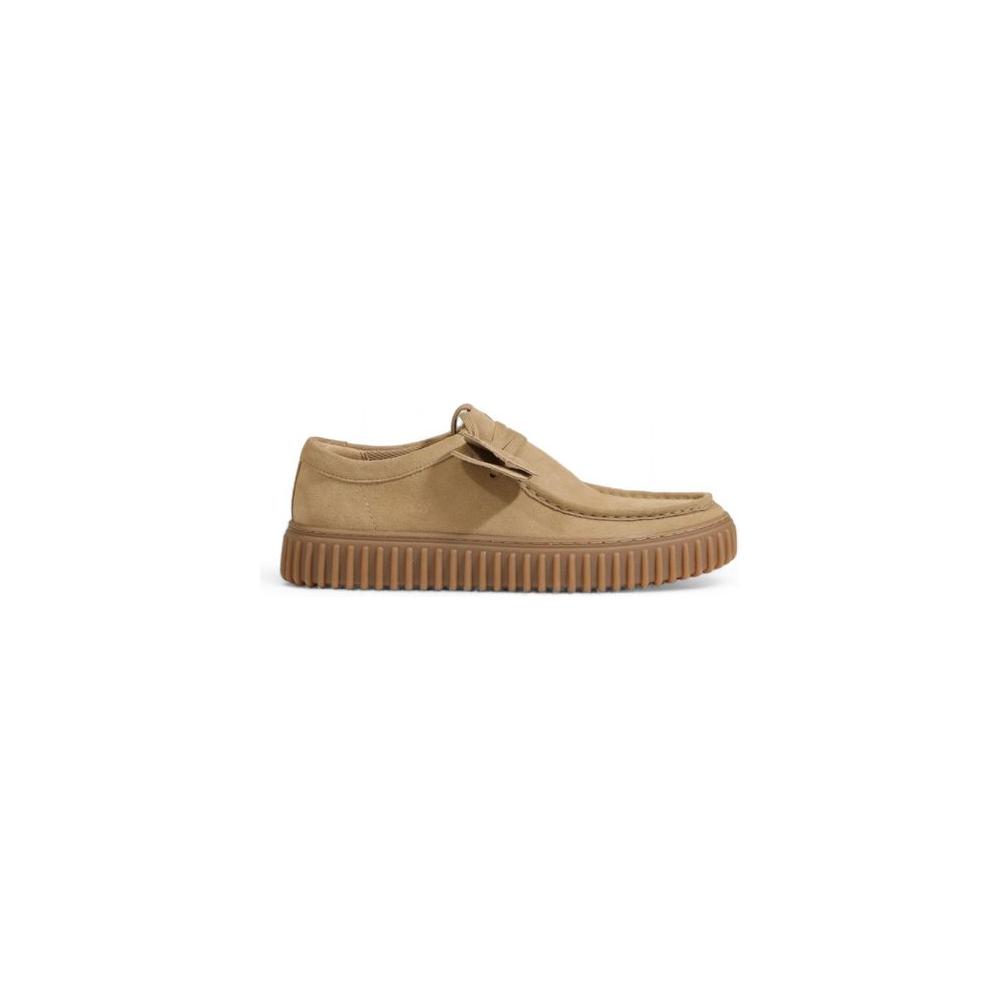 Clarks Clarks Beige Suede Leather Casual – MEN'S SHOES – COLLECTION: FALL/WINTER – COMPOSITION: 100% Suede
