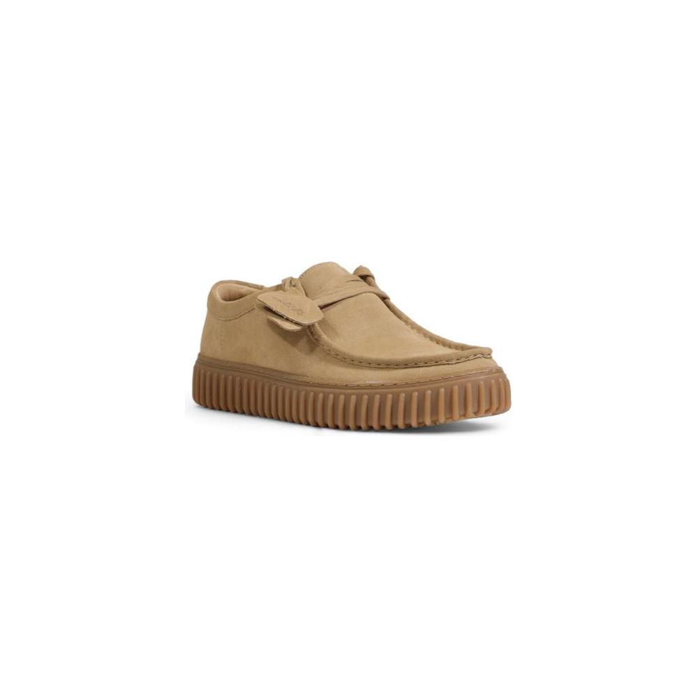 Clarks Clarks Beige Suede Leather Casual – MEN'S SHOES – COLLECTION: FALL/WINTER – COMPOSITION: 100% Suede