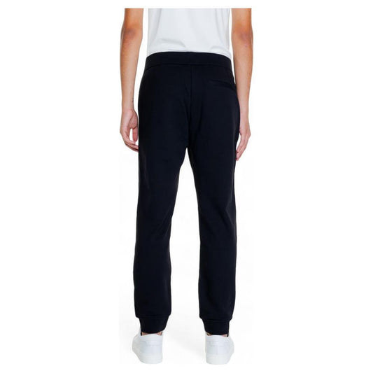 Armani Exchange Black Cotton Joggers Workout Pant AR-14882500009-IT42 | XS