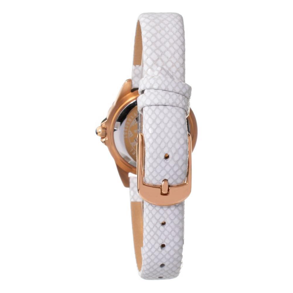 Folli Follie White Leather Dress Watch