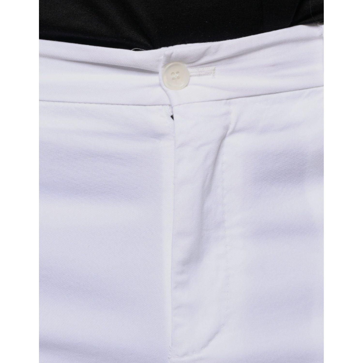 Dolce & Gabbana White Cotton Skinny Dress Pants