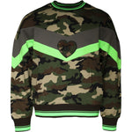Dolce & Gabbana Multicolor Camouflage Sweatshirt Sweater TSH86730-50
