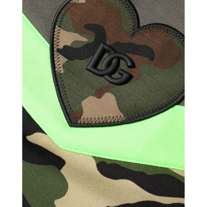 Dolce & Gabbana Multicolor Camouflage Sweatshirt Sweater