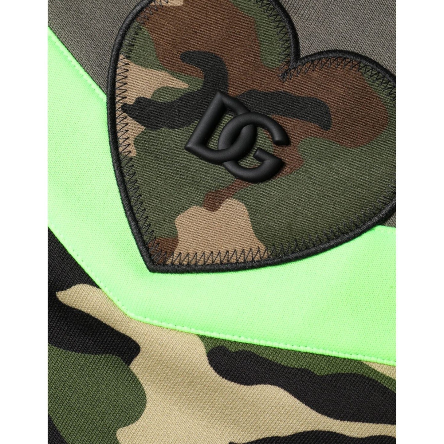 Dolce & Gabbana Multicolor Camouflage Sweatshirt Sweater TSH86730-50