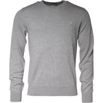 Dolce & Gabbana Light Gray Wool Crew Neck Pullover Sweater TSH86993-48
