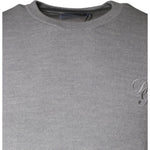 Dolce & Gabbana Light Gray Wool Crew Neck Pullover Sweater TSH86993-48
