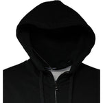 Dolce & Gabbana Black Logo Plaque Hooded Full Zip Sweater TSH86994-44