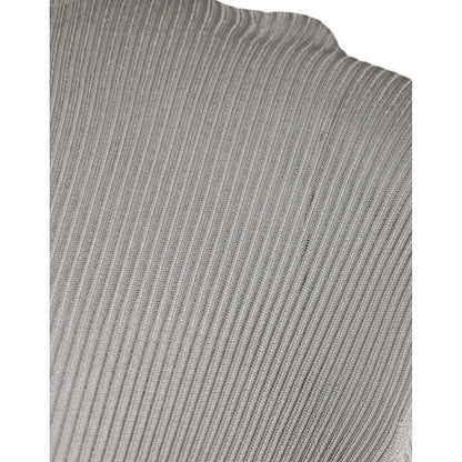 Dolce & Gabbana White Long Sleeve Turtleneck Men Pullover Sweater