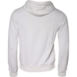 Dolce & Gabbana White Caesar Cotton Hooded Pullover Sweater TSH87225-48